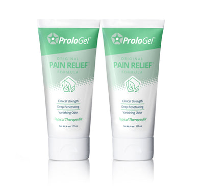 ProloGel® Pain Relief Formula - Discount Twin-Pack (2 x 6 oz Soft Tubes)